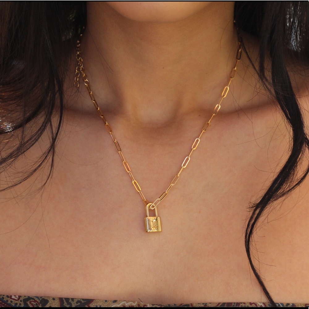 Louis Vuitton Padlock Necklace/Charm